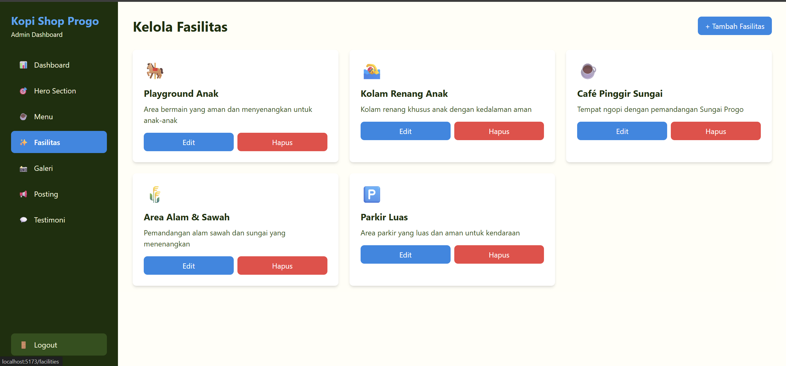 Source Code Landing Page Kopi Shop CMS Hybrid - Modern 3