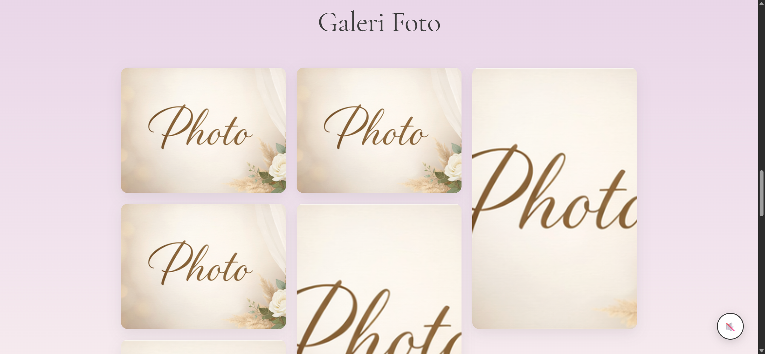 Template Undangan Pernikahan HTML Premium - Modern Romantic Motion 6