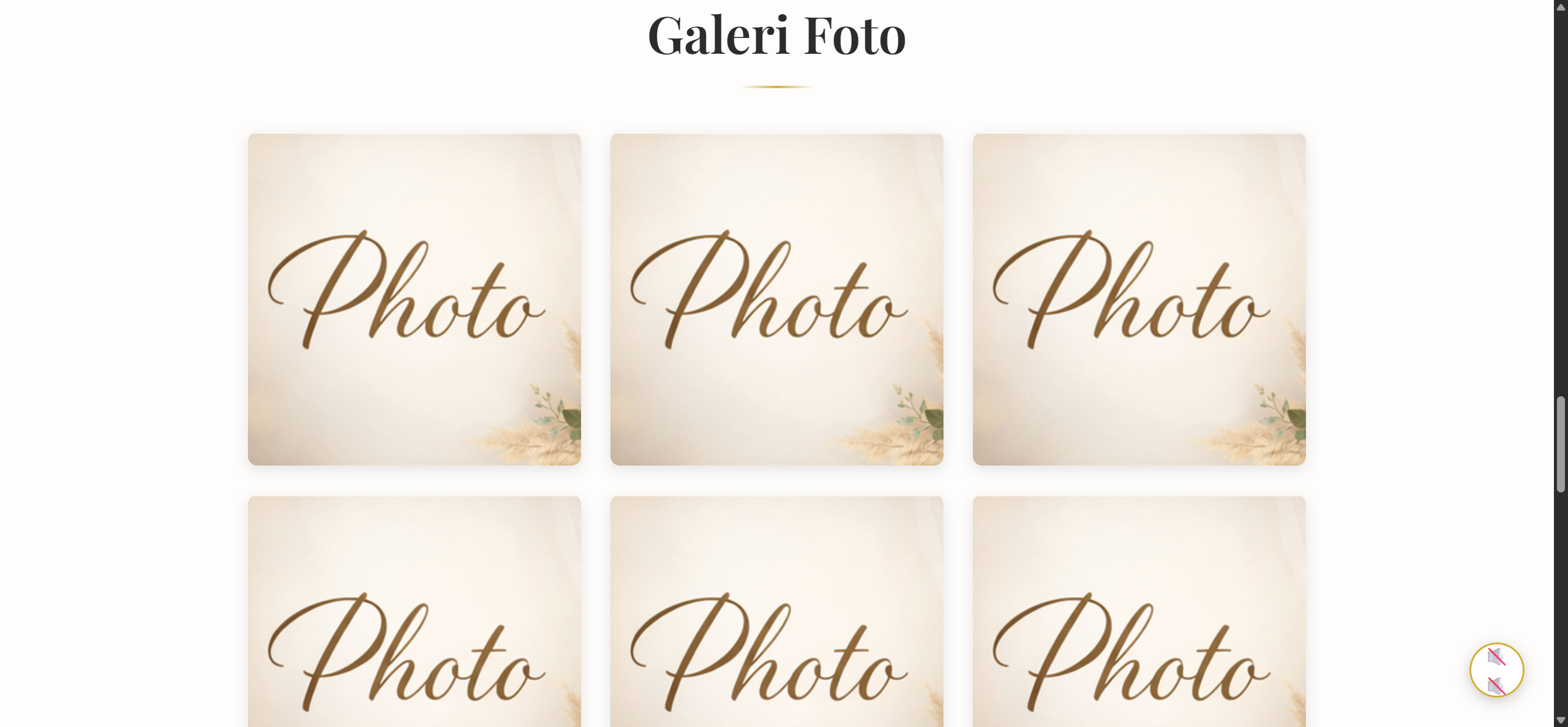 Template Undangan Pernikahan HTML Premium - Classic Elegant 5